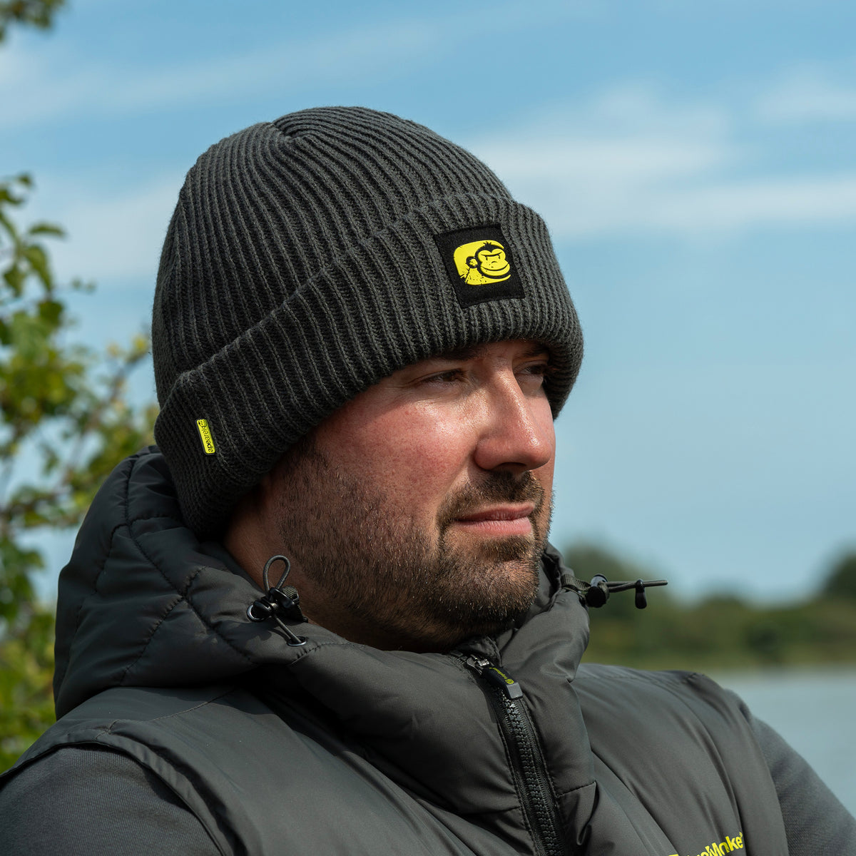 APEarel ThermaPro Fisherman Beanie Hat Green