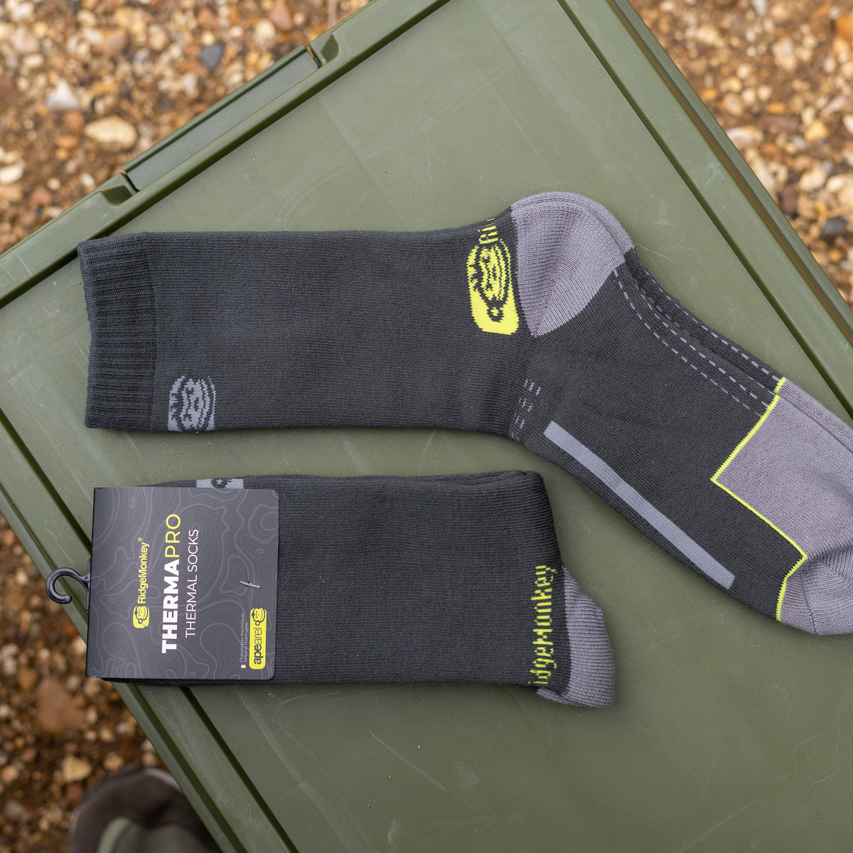 APEarel ThermaPro Thermal Socks Green