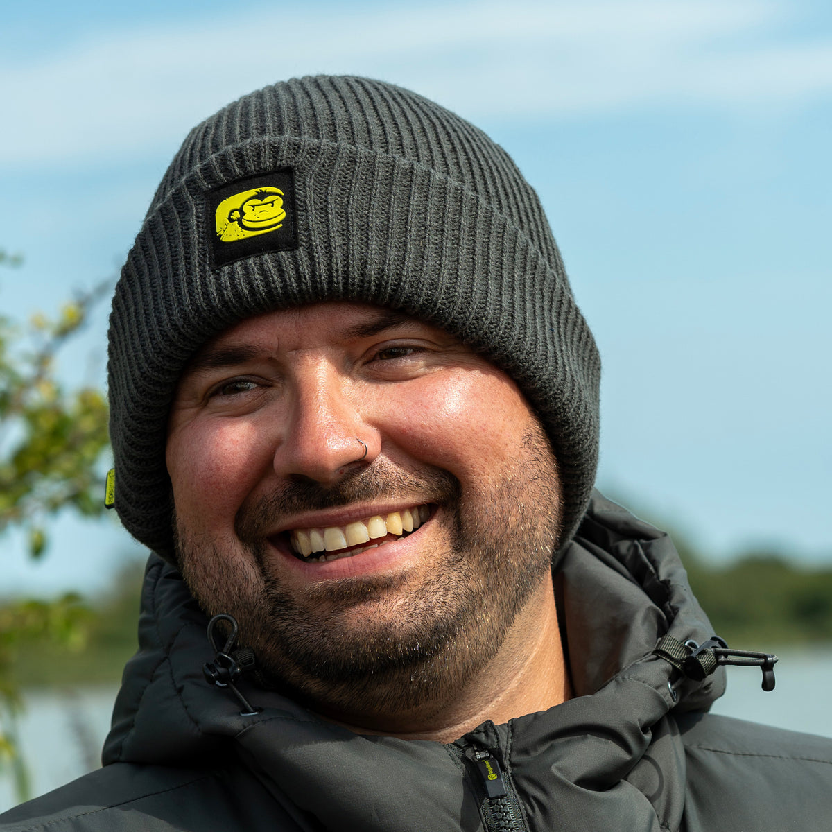 APEarel ThermaPro Fisherman Beanie Hat Green