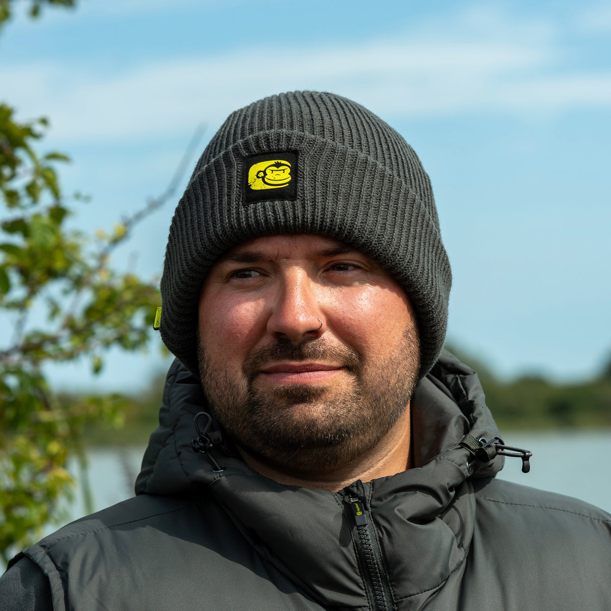 APEarel ThermaPro Fisherman Beanie Hat Green