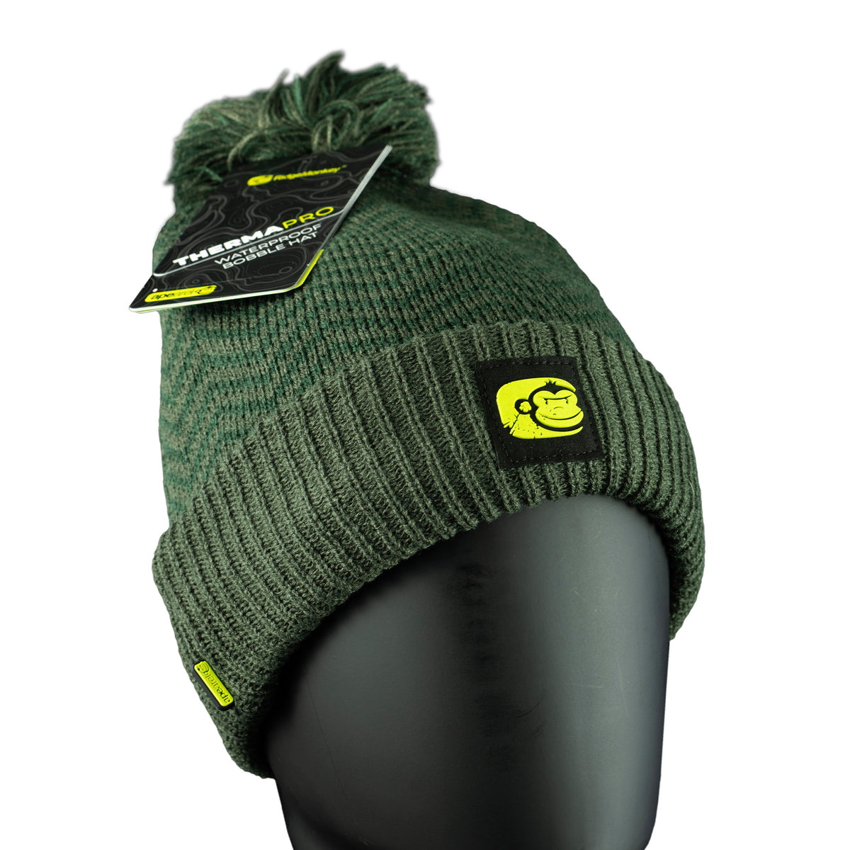 APEarel ThermaPro Waterproof Bobble Hat Green