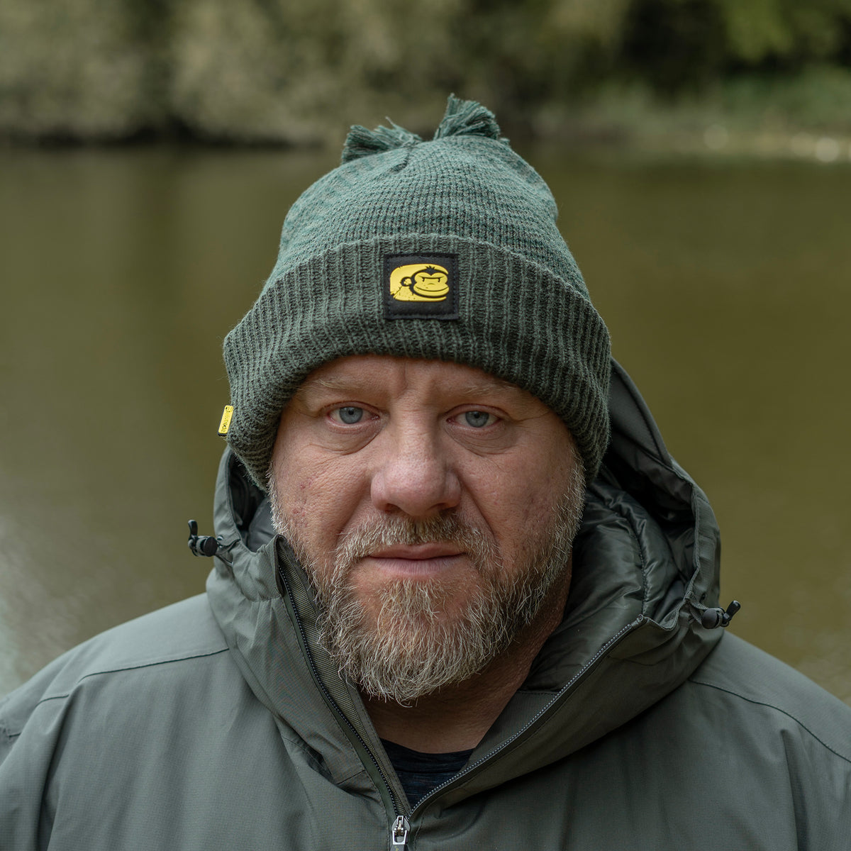 APEarel ThermaPro Waterproof Bobble Hat Green