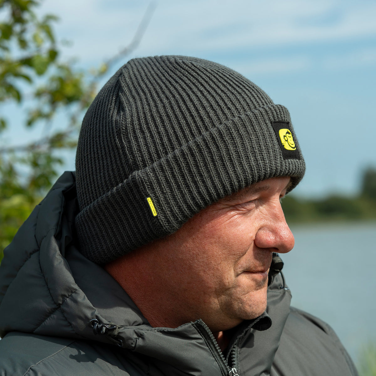 APEarel ThermaPro Fisherman Beanie Hat Green