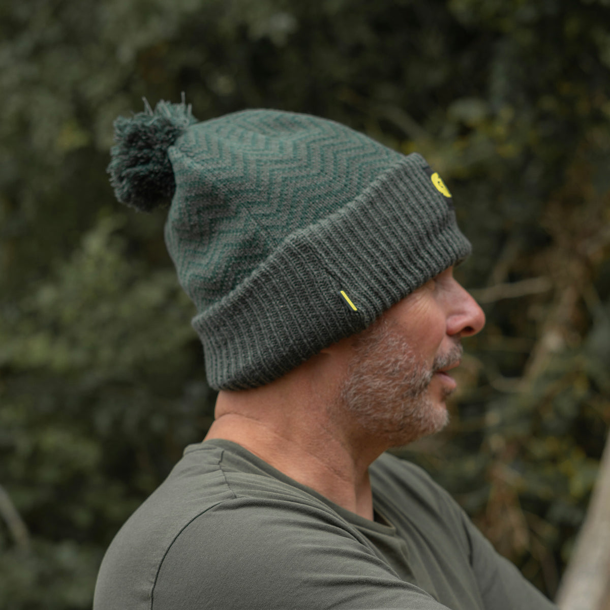 APEarel ThermaPro Waterproof Bobble Hat Green