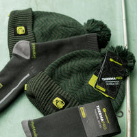 APEarel ThermaPro Waterproof Bobble Hat Green