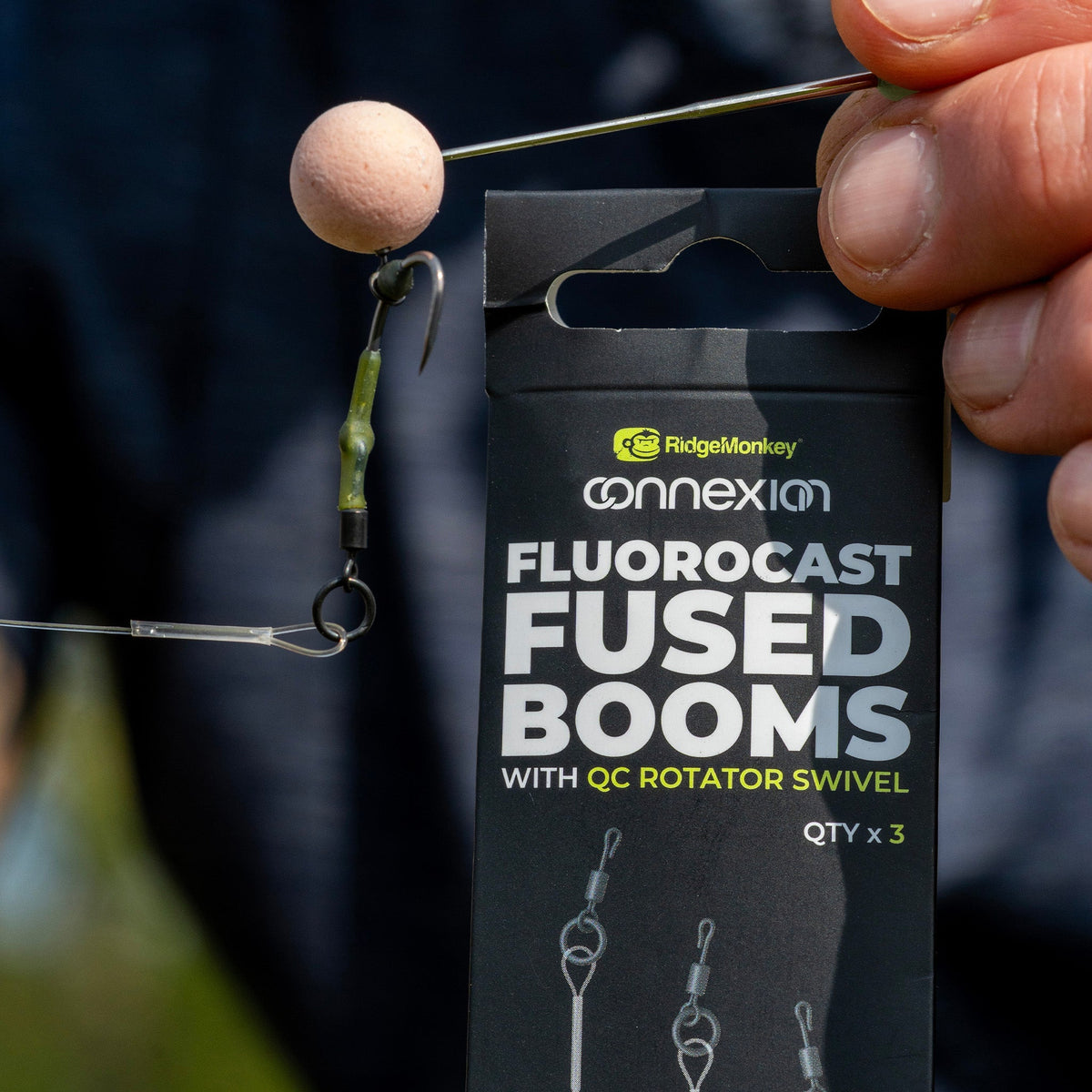 FluoroCast Fused Booms with QC Rotator Swivel 7” 18cm