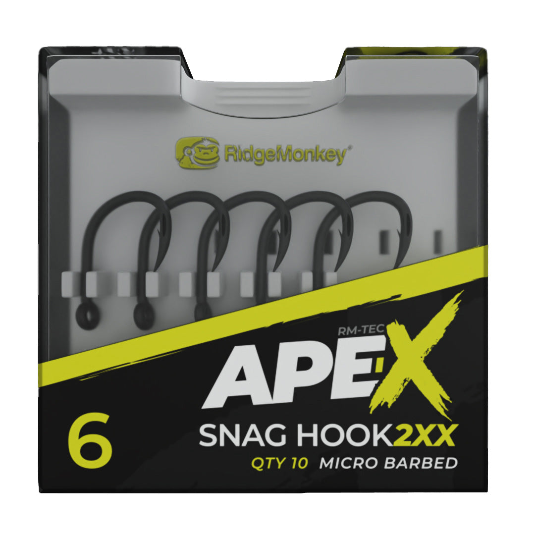 Ape-X Snag Hook 2XX Barbed