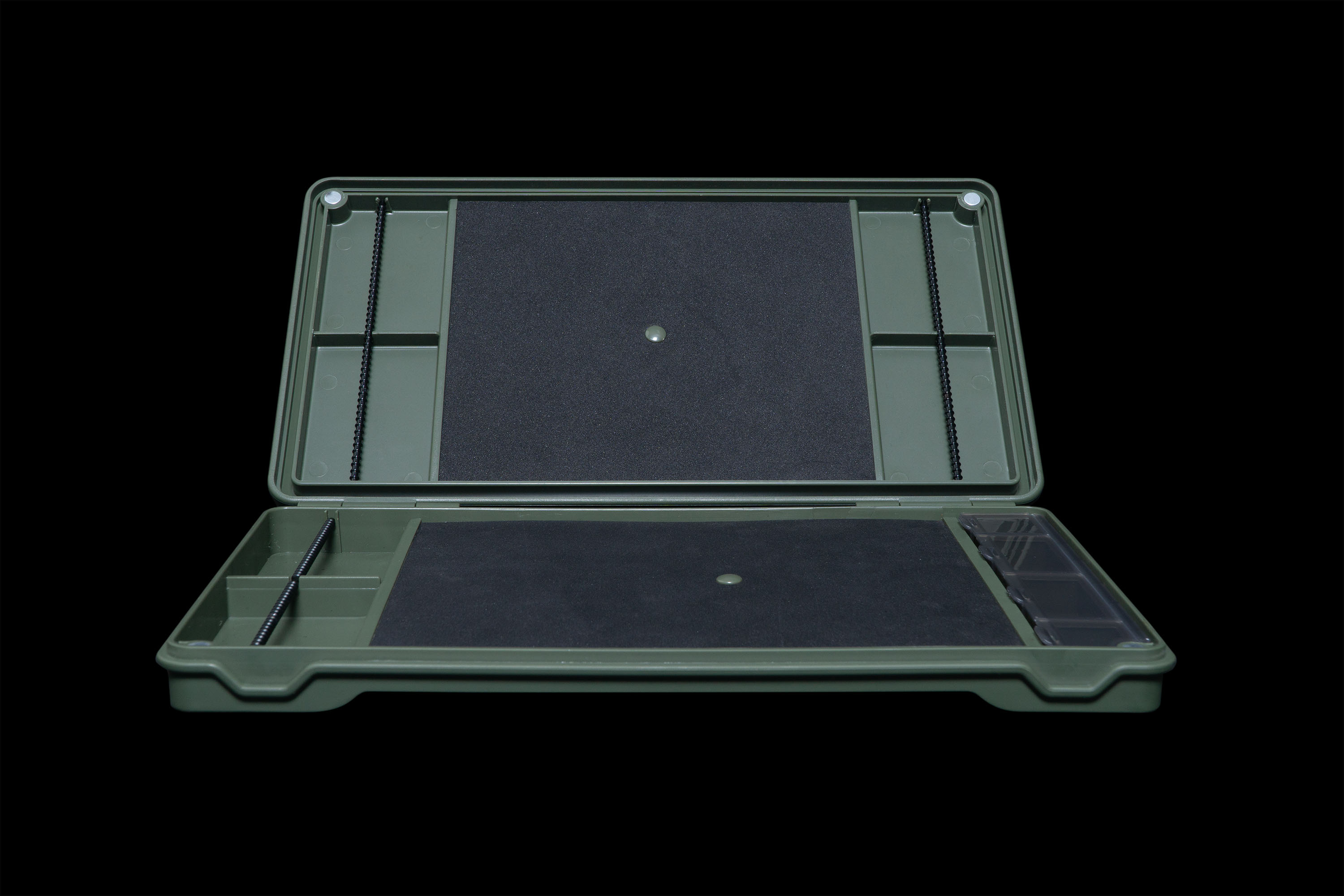 thumbnail image 2 of RidgeMonkey Armoury Tackle Box – 2-Tier Magnetic Rig Storage For Carp Fishing 2 of 6