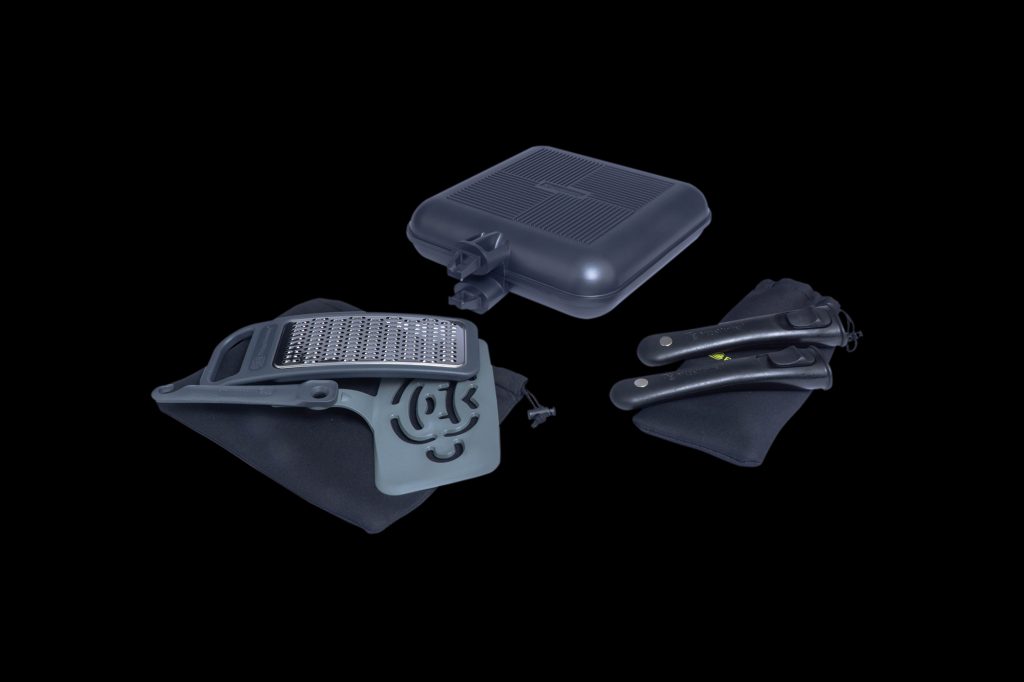 Ridgemonkey Connect PAN & Griddle XXL Granite Edition - Poêle Double Avec Grille Amovible, Revêtement Granit Anti-adhésif